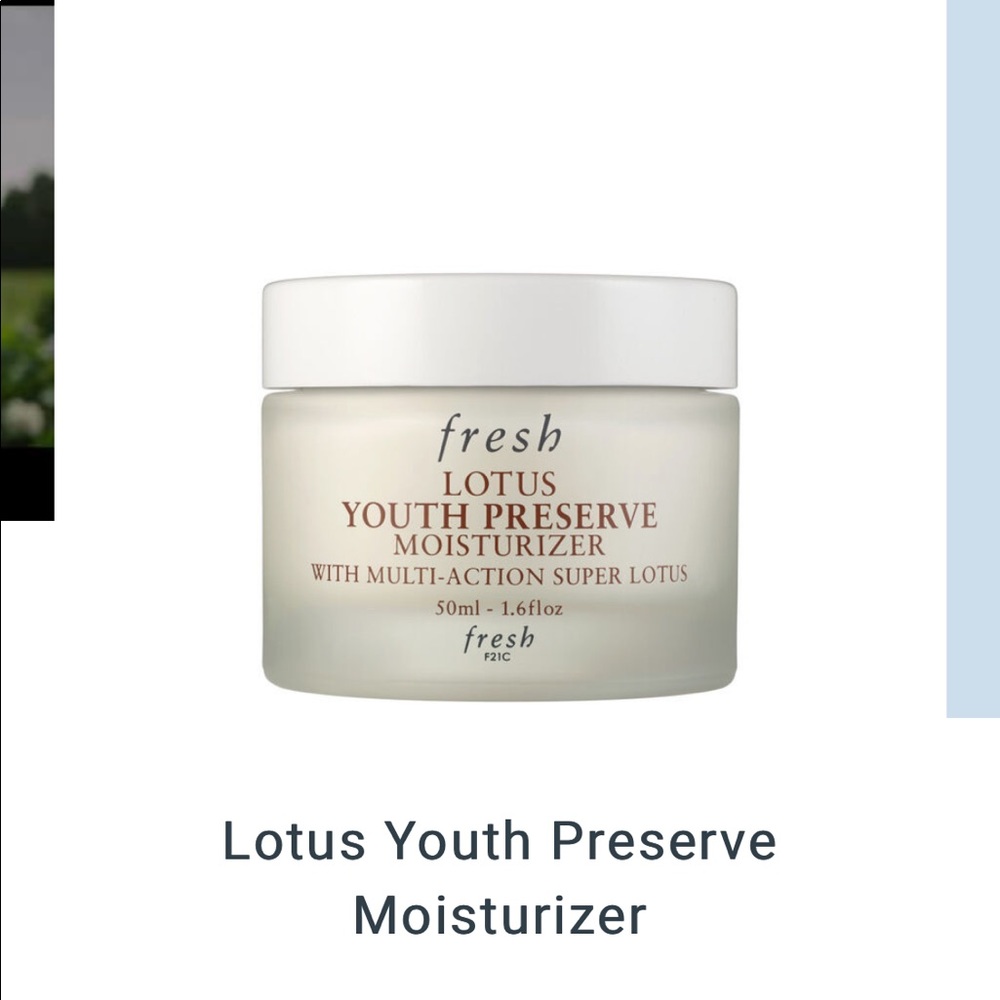 Fresh Lotus Youth Preserve Moisturizer